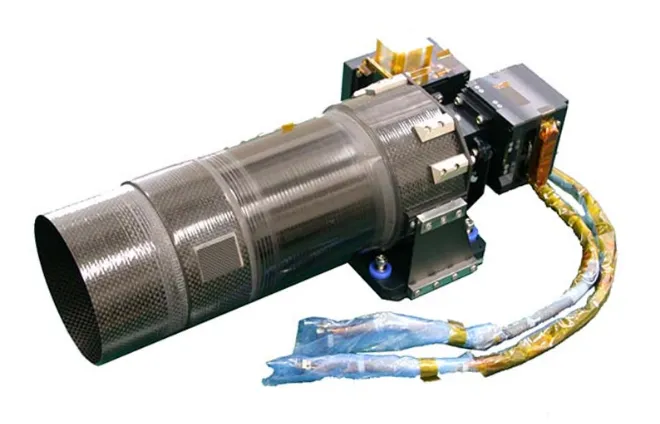 太陽観測衛星衛星のコリメータレンズの画像