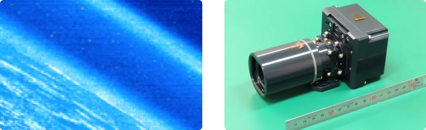 衛星バスの姿勢決定および航法用光学系の画像